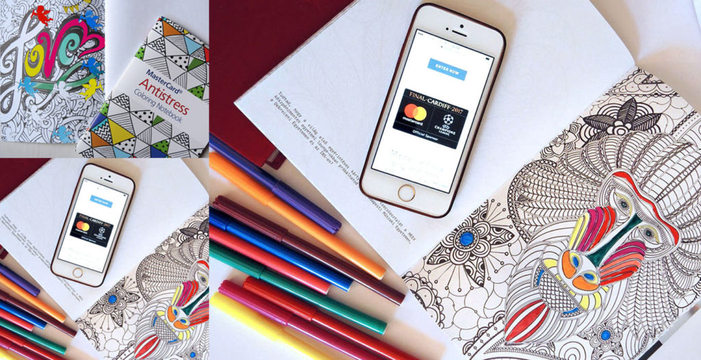 Mastercard Antistress Coloring Notebook