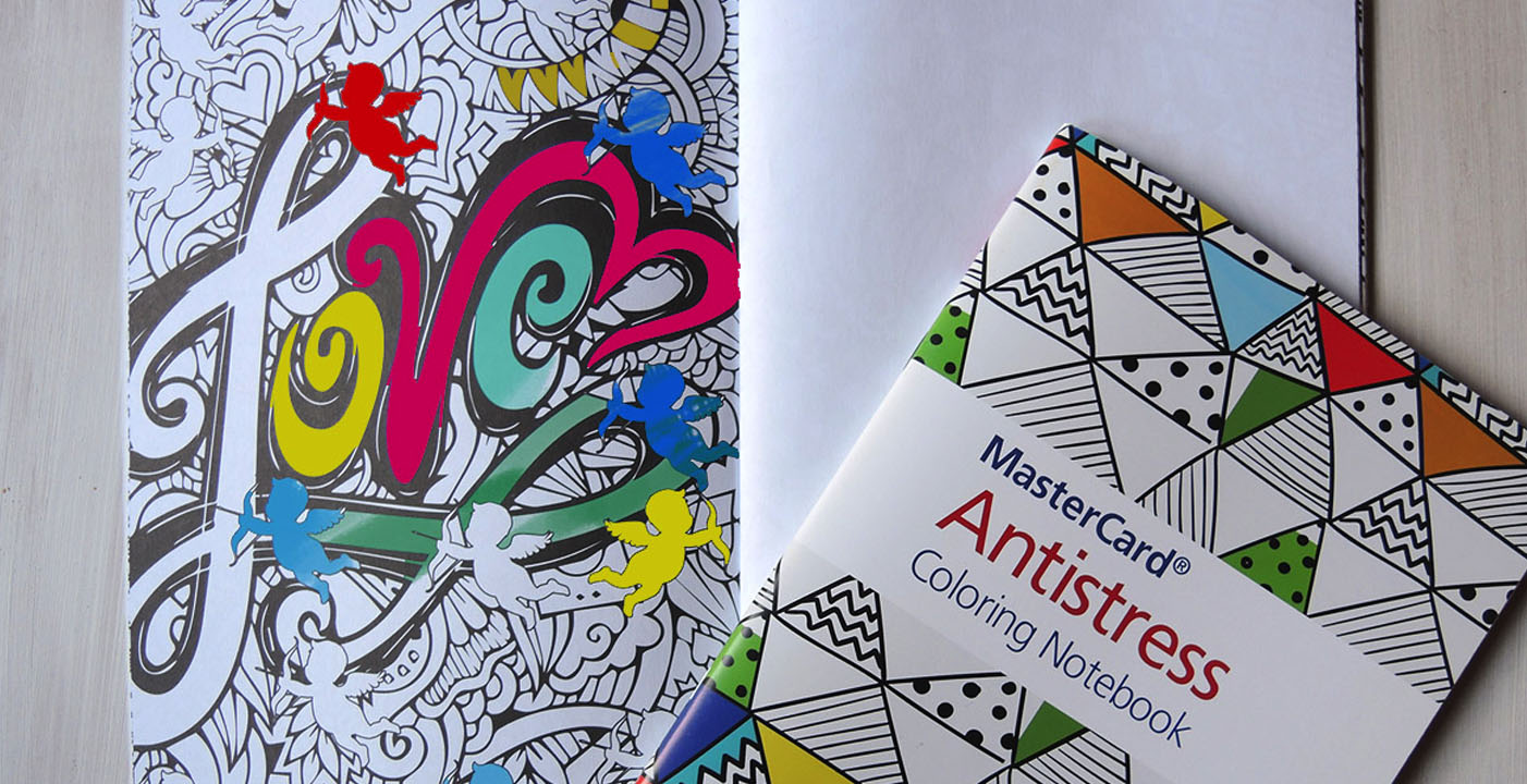 Mastercard Antistress Coloring Notebook